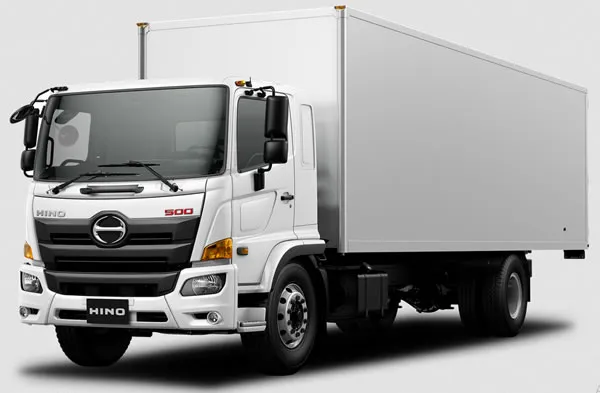 Cami&oacute;n rab&oacute;n HINO Serie 500-1626 con aplicaci&oacute;n de caja seca.