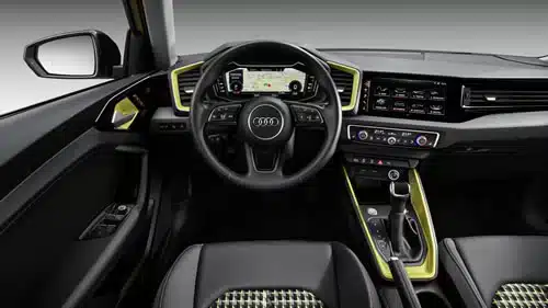 Tablero de instrumentos del Audi A1.