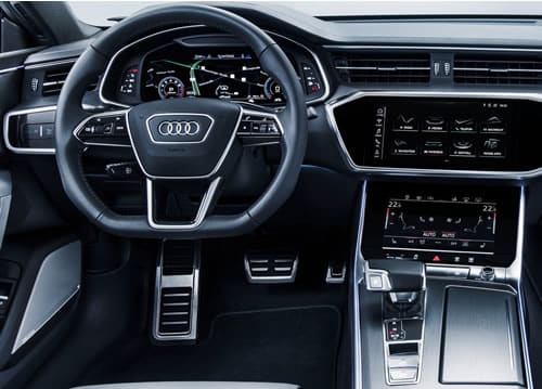 Tablero de instrumentos del Audi A7.