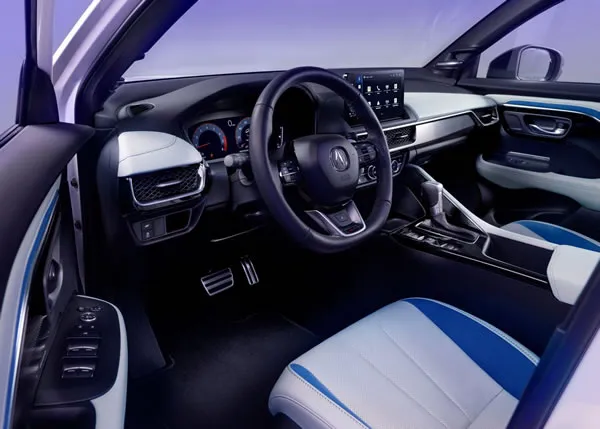 Tablero de instrumentos de la Acura ADX.