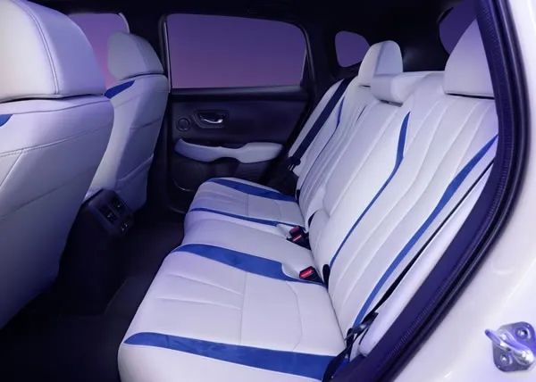 Asientos traseros de la Acura ADX.