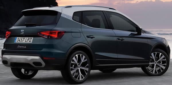 SEAT Arona Vista trasera.