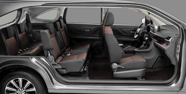 Arreglo de asientos de la Toyota Avanza. Arreglo de asientos de la Toyota Avanza.