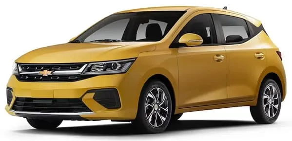 Chevrolet Aveo HB auto tama&ntilde;o sub-compacto.