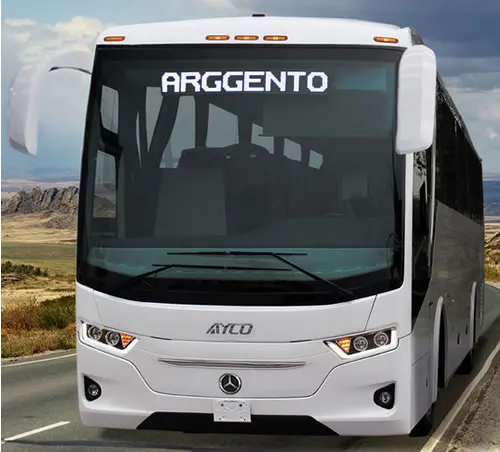 Autob&uacute;s Mercedes-Benz AYCO Arggento.