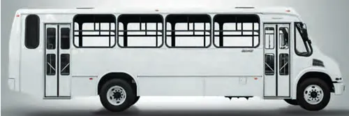 Autob&uacute;s International Beccar Urbus G3.