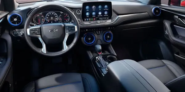 Tablero de instrumentos de la Chevrolet Blazer.