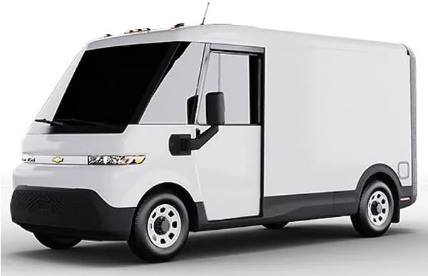 Chevrolet BrightDrop Camioneta tipo Panel o Van tama&ntilde;o mediano 100% el&eacute;ctrica.