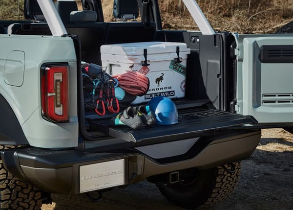 Cajuela trasera de la Ford Bronco.