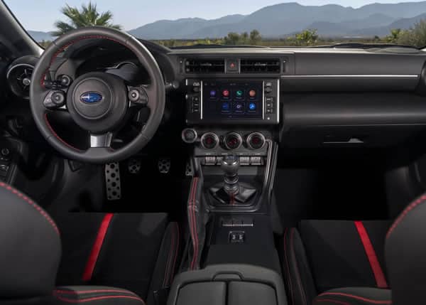 Tablero de instrumentos del Subaru BRZ.