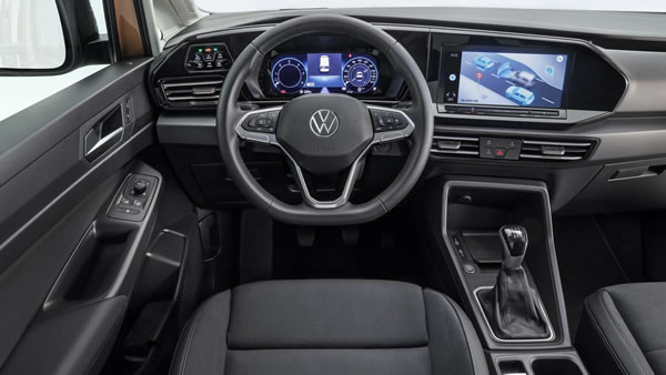 Tablero de instrumentos de la Volkswagen Caddy Cargo.