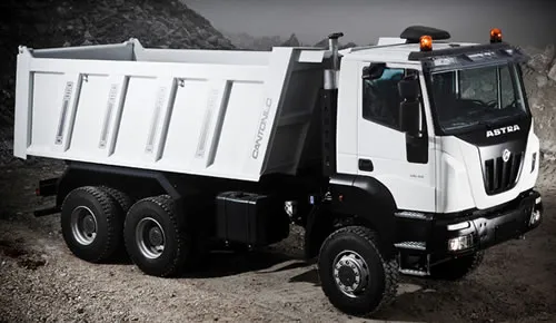 Chasis Cabina ASTRA HD9 E3 6x6 con aplicaci&oacute;n de volquete.