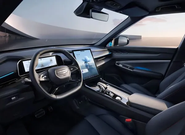 Tablero de instrumentos de la Geely Cityray.