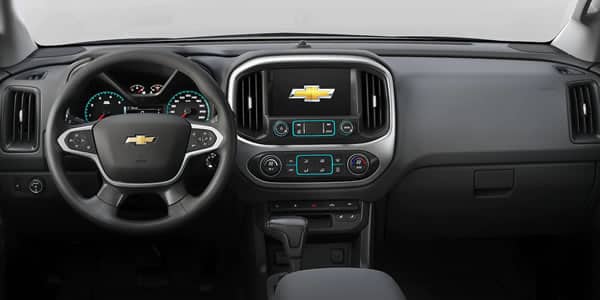 Tablero de instrumentos de la Chevrolet Colorado.