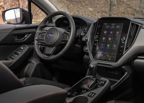 Tablero de instrumentos de la Subaru Crosstrek.