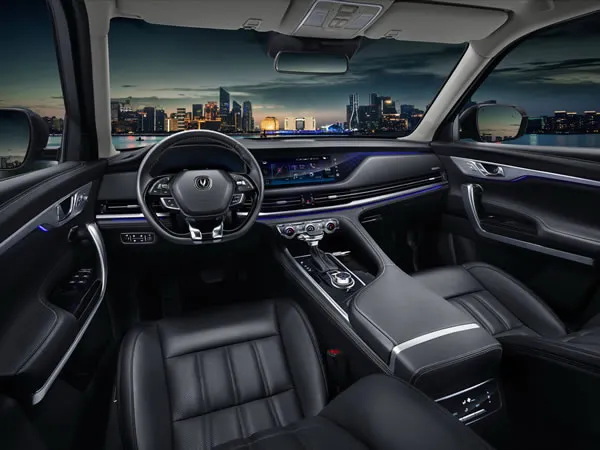 Panel de instrumentos de la Changan CS95 Plus.