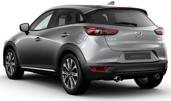 Mazda CX-3 Vista Trasera.