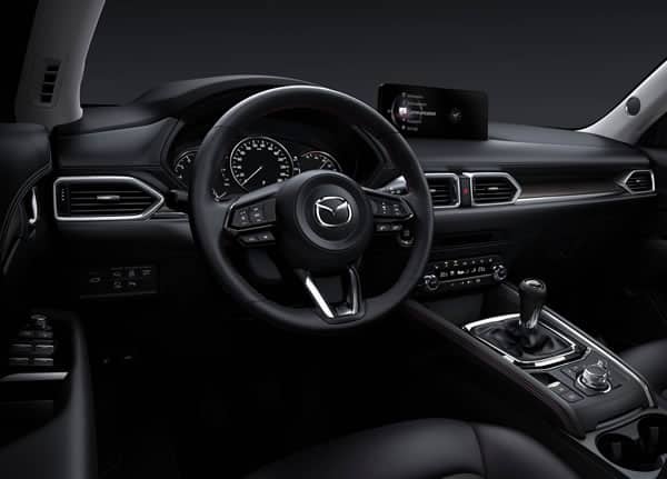 Tablero de instrumentos de la Mazda CX-5.