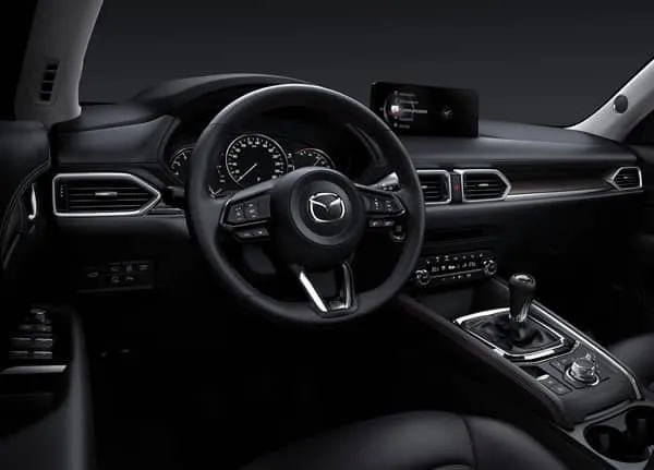 Tablero de instrumentos de la Mazda CX-5.