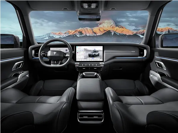 Panel de control de la Changan Deepal G318 REEV.