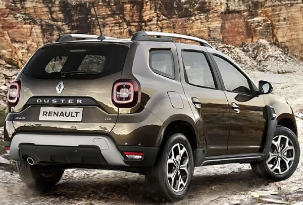 Renault Duster vista trasera.