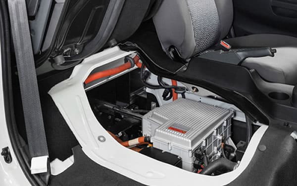 Imagen del motor eléctrico del JAC E-X350.