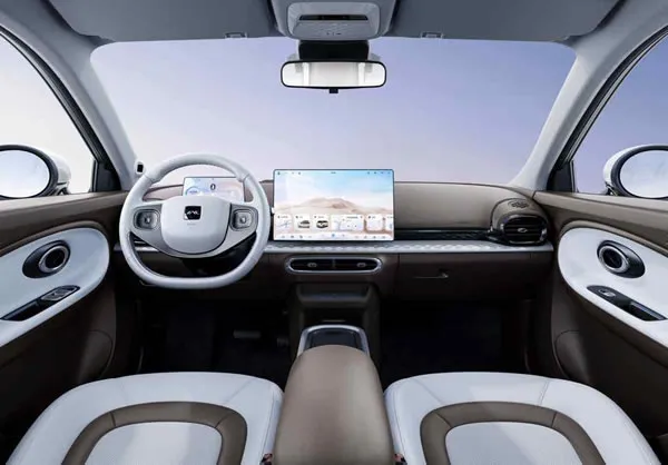 Panel de instrumentos del JAC E30X.