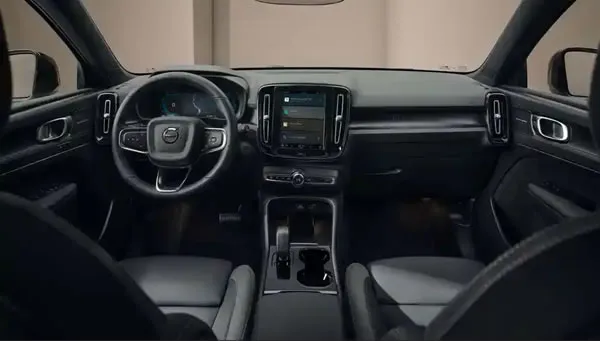 Panel de instrumentos del Volvo EC40.