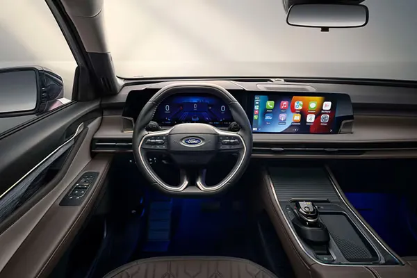 Panel de instrumentos de la Ford Edge.