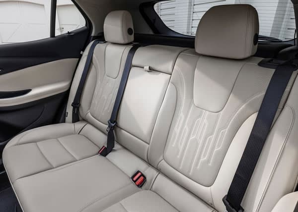 Asientos traseros de la Buick Encore. Asientos traseros de la Buick Encore.