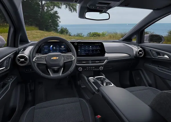 Panel de instrumentos de la Chevrolet Equinox EV.