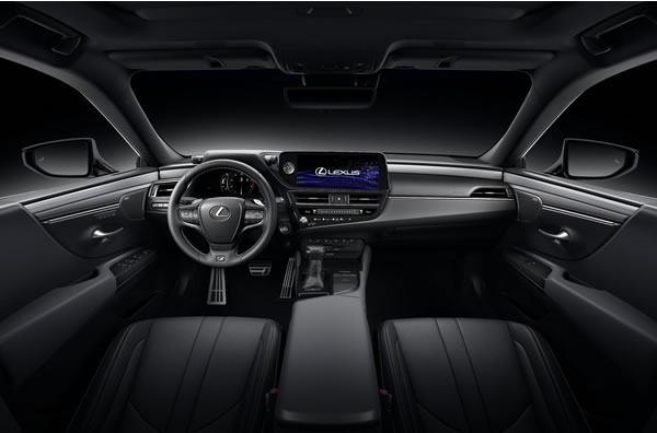 Tablero de instrumentos del Lexus ES.