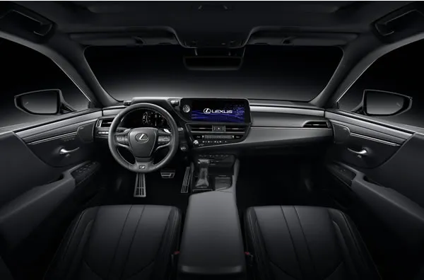 Tablero de instrumentos del Lexus ES.