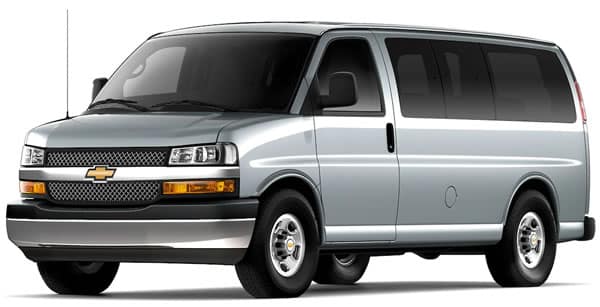 Chevrolet Express Camioneta panel para pasajeros.