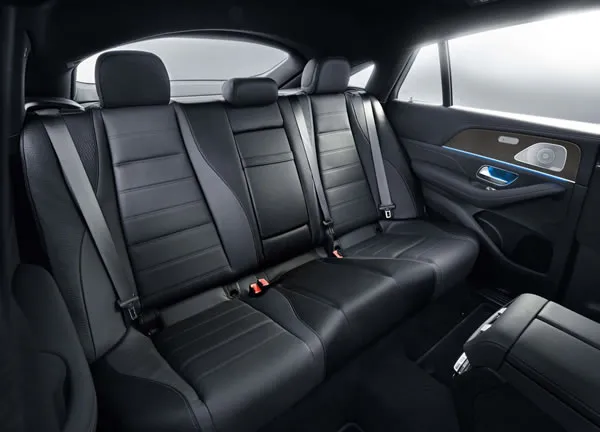 Asientos traseros del Mercedes-Benz GLE Coup&eacute;.