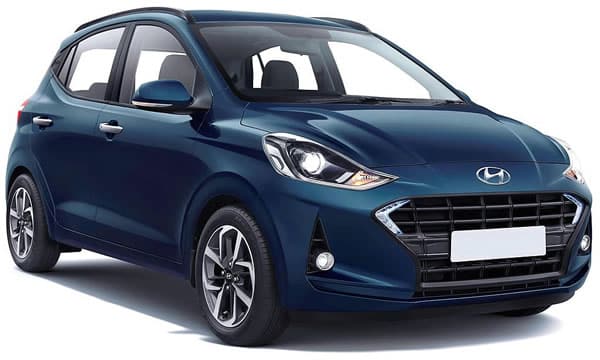 Hyundai Grand i10 auto tipo hatchback tamaño sub-compacto.