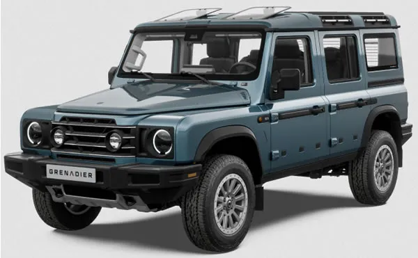 INEOS Grenadier Station Wagon camioneta SUV tama&ntilde;o mediano todoterreno.