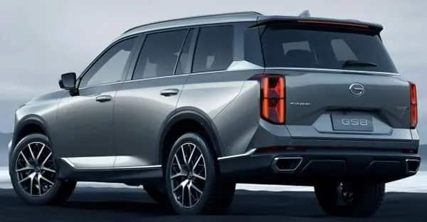 GAC GS8 Vista trasera.