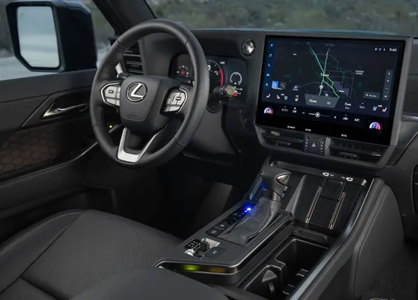 Panel de instrumentos de la Lexus GX.