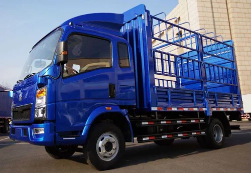 Cami&oacute;n HOWO G2W con aplicaci&oacute;n de jaula refresquera.