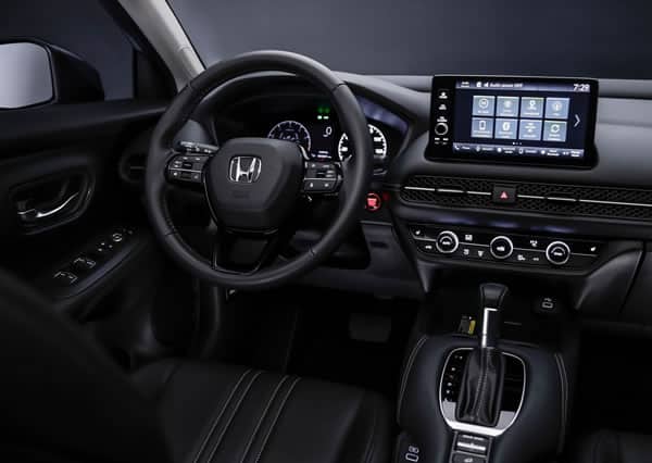 Tablero de instrumentos de la Honda HR-V.