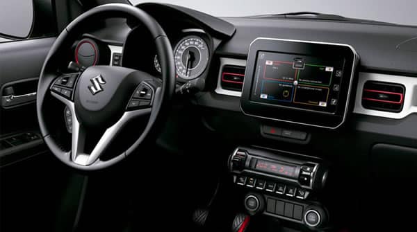 Tablero de instrumentos del Suzuki Ignis.