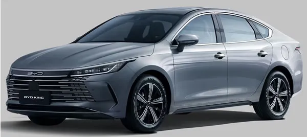 BYD King DM-i auto sed&aacute;n tama&ntilde;o compacto h&iacute;brido enchufable.