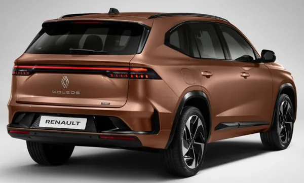 Vista trasera de la Renault Koleos.