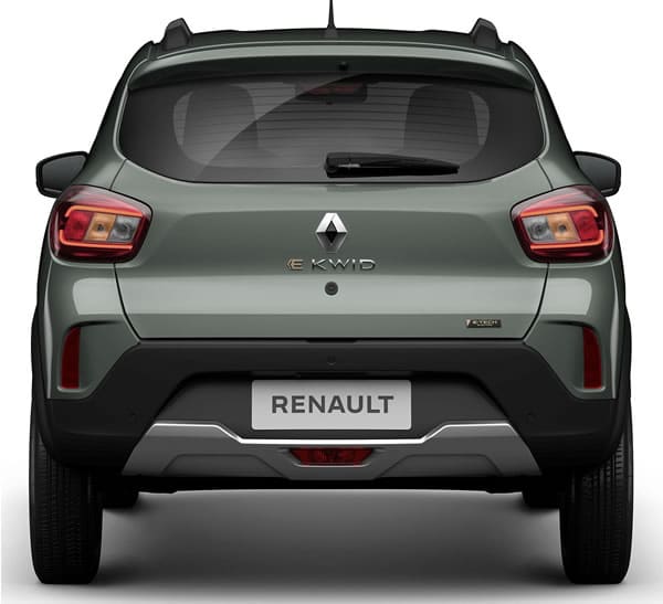 Renault Kwid E-Tech Vista trasera.