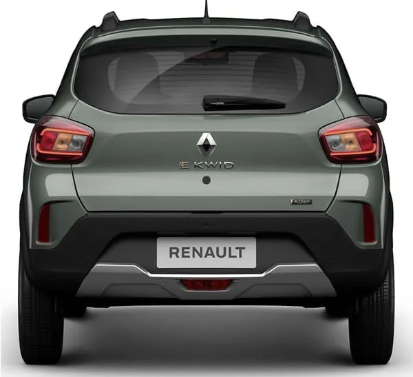 Renault Kwid E-Tech Vista trasera.