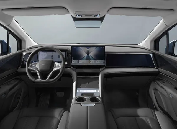 Panel de instrumentos de la BYD M9.