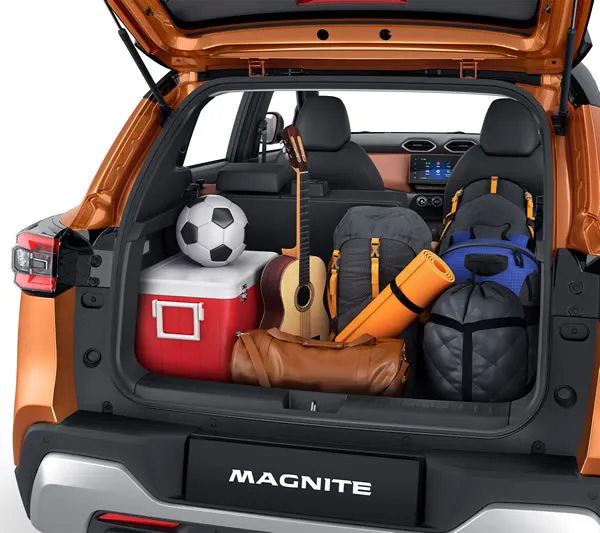 Cajuela de la Nissan Magnite.