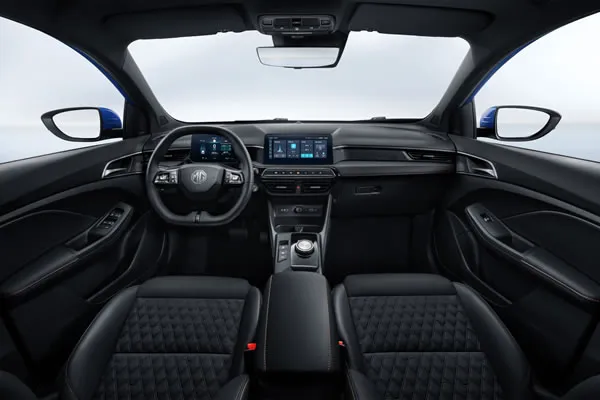 Interior y panel de instrumentos del MG3 Hybrid.