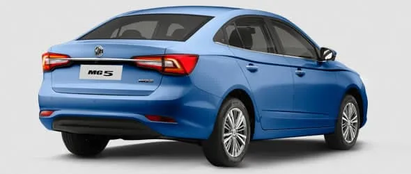 MG MG5 Vista trasera.